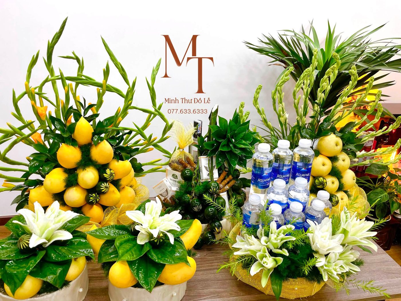 Set lễ chanh vàng hoa ly – Minh Thư Đồ Lễ Đà Nẵng