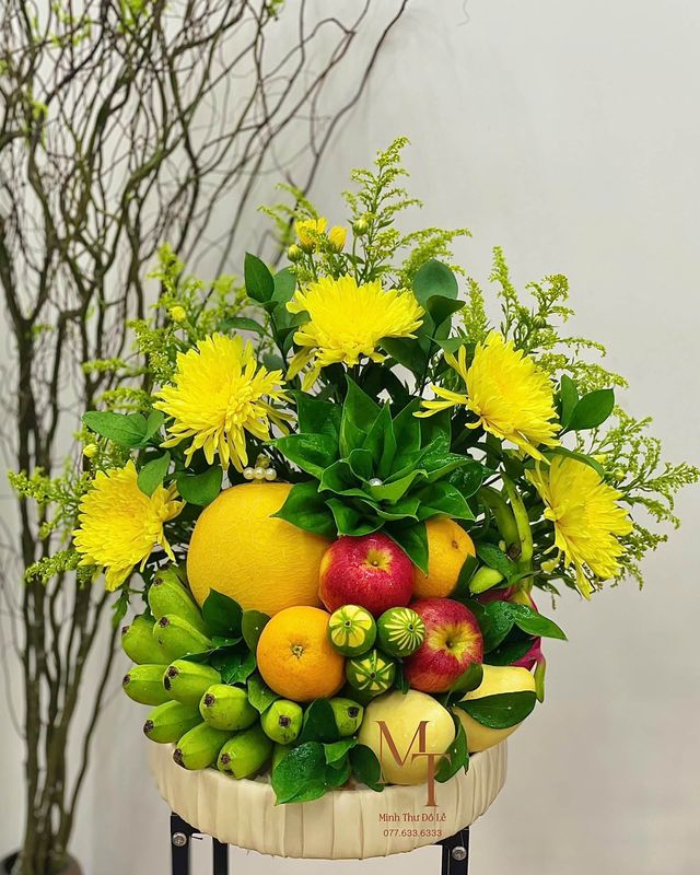 Mẫu lễ hoa cúc thắp hương – Minh Thư Đồ Lễ Đà Nẵng