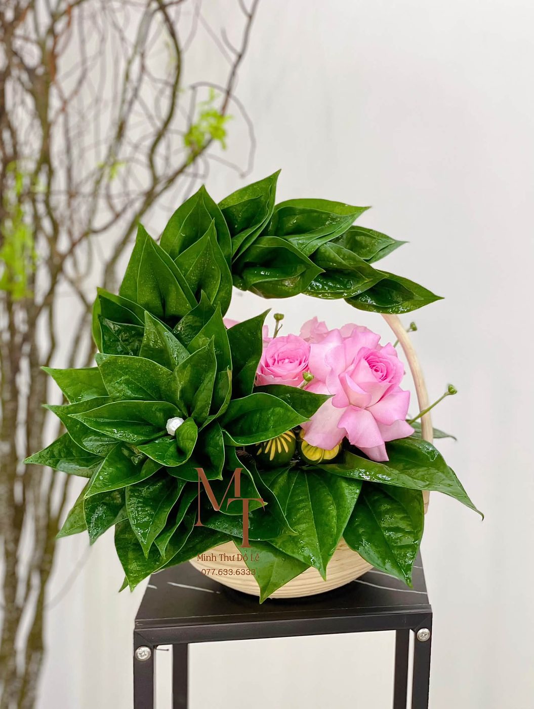 Giỏ trầu best seller của shop – Minh Thư Đồ Lễ Đà Nẵng