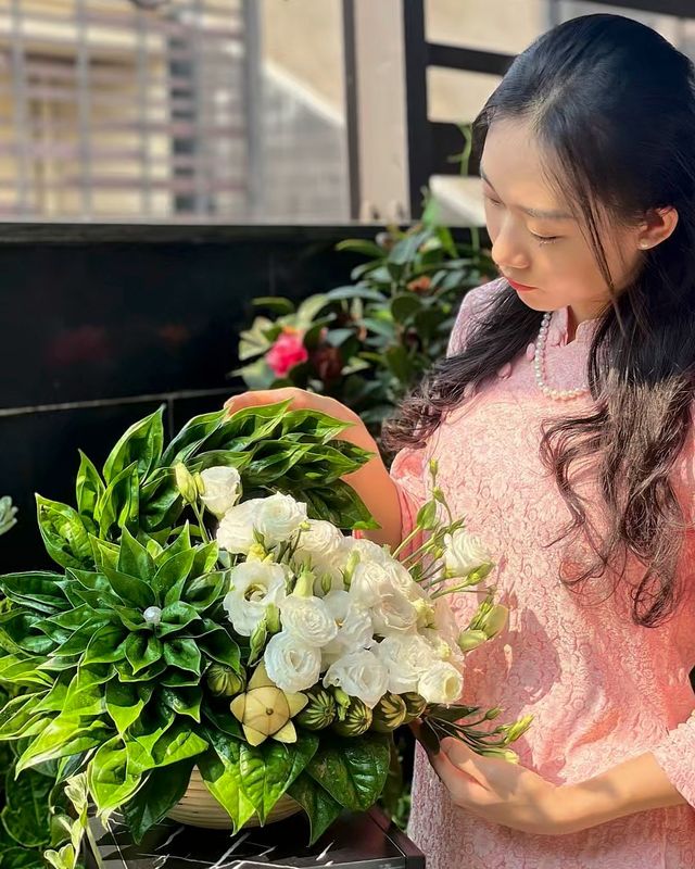 Set lễ trầu cau mix hoa cát tường – Minh Thư Đồ Lễ Đà Nẵng