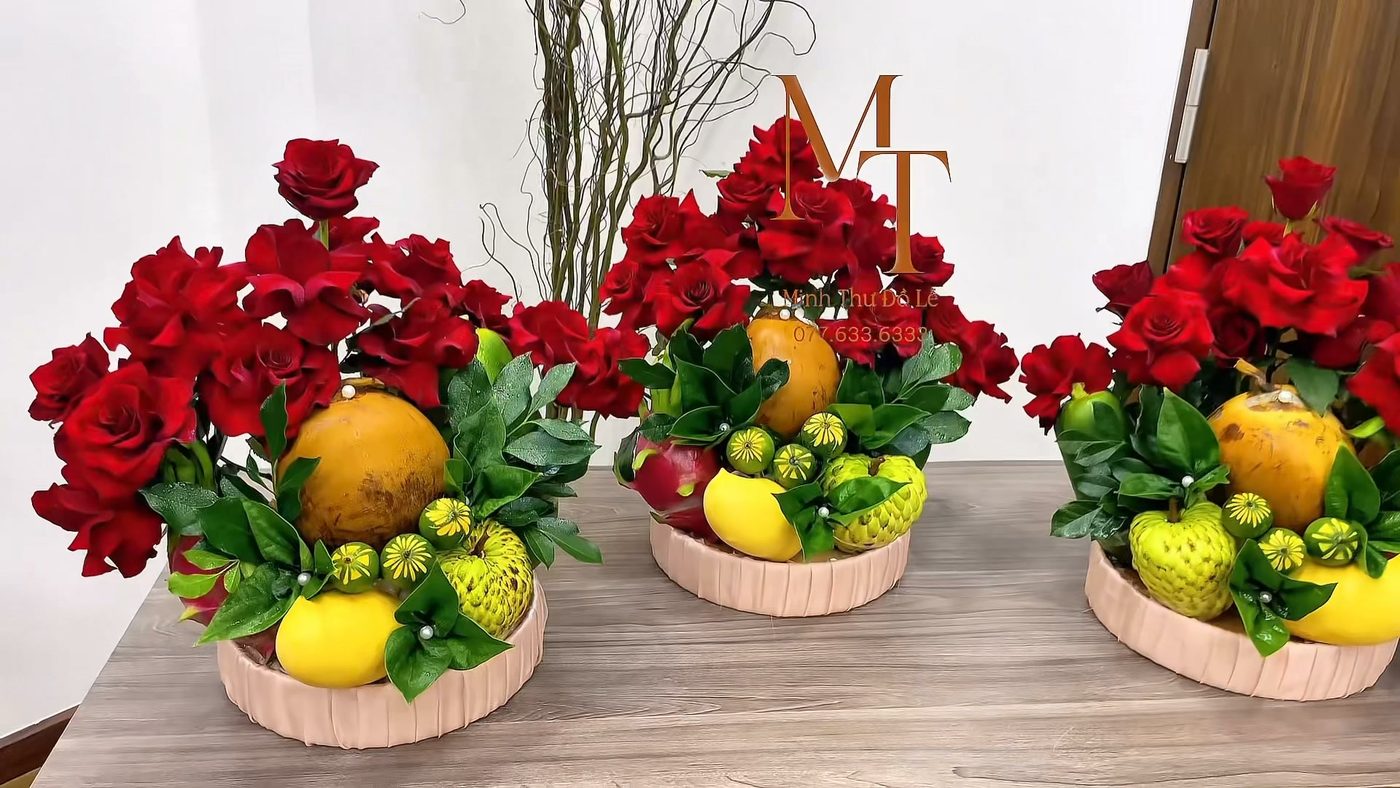 Set 3 lễ ngũ quả “cầu dừa đủ xài” – Minh Thư Đồ Lễ Đà Nẵng