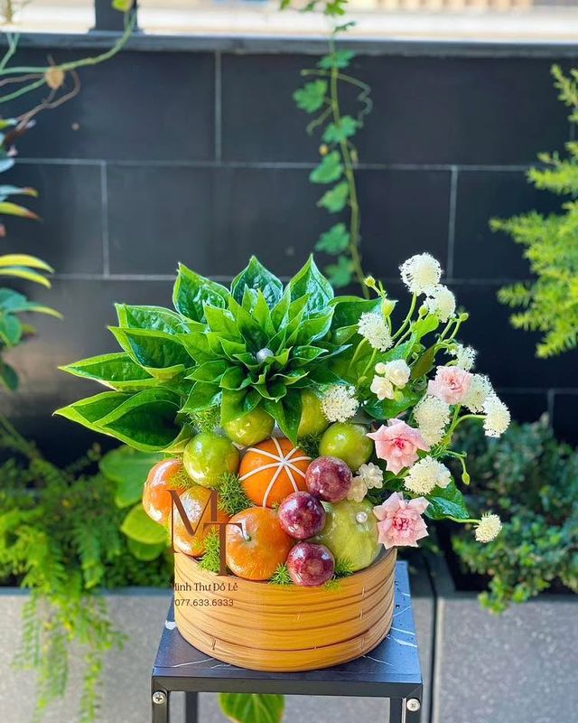 Lễ quả mix hoa – Minh Thư Đồ Lễ Đà Nẵng